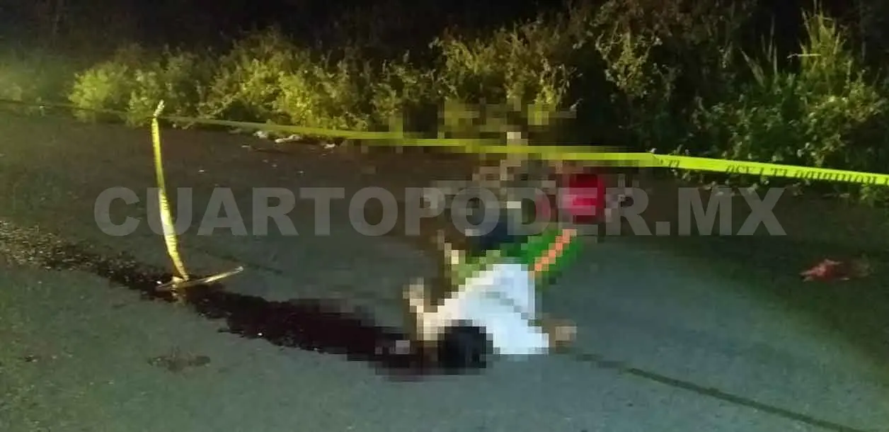 Un muerto en choque de moto y bicicleta