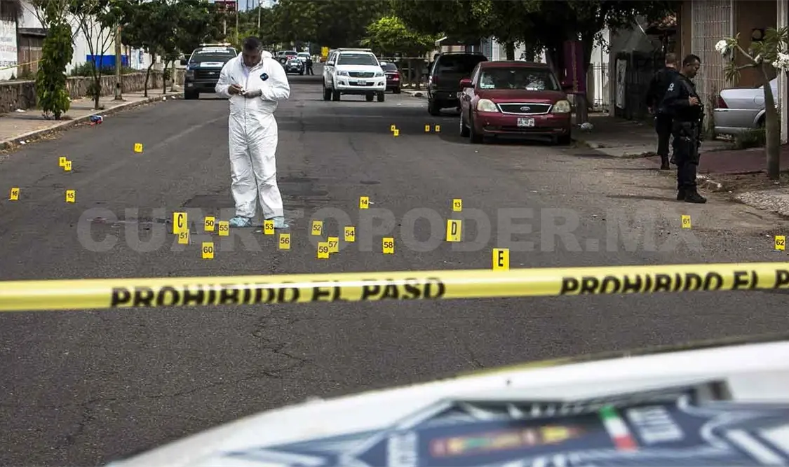 Este lunes se registraron 114 homicidios dolosos