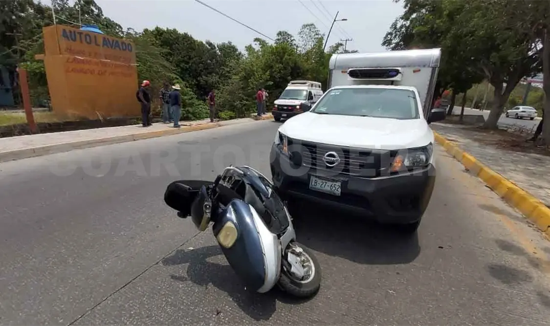 Lo impactan y queda gravemente herido