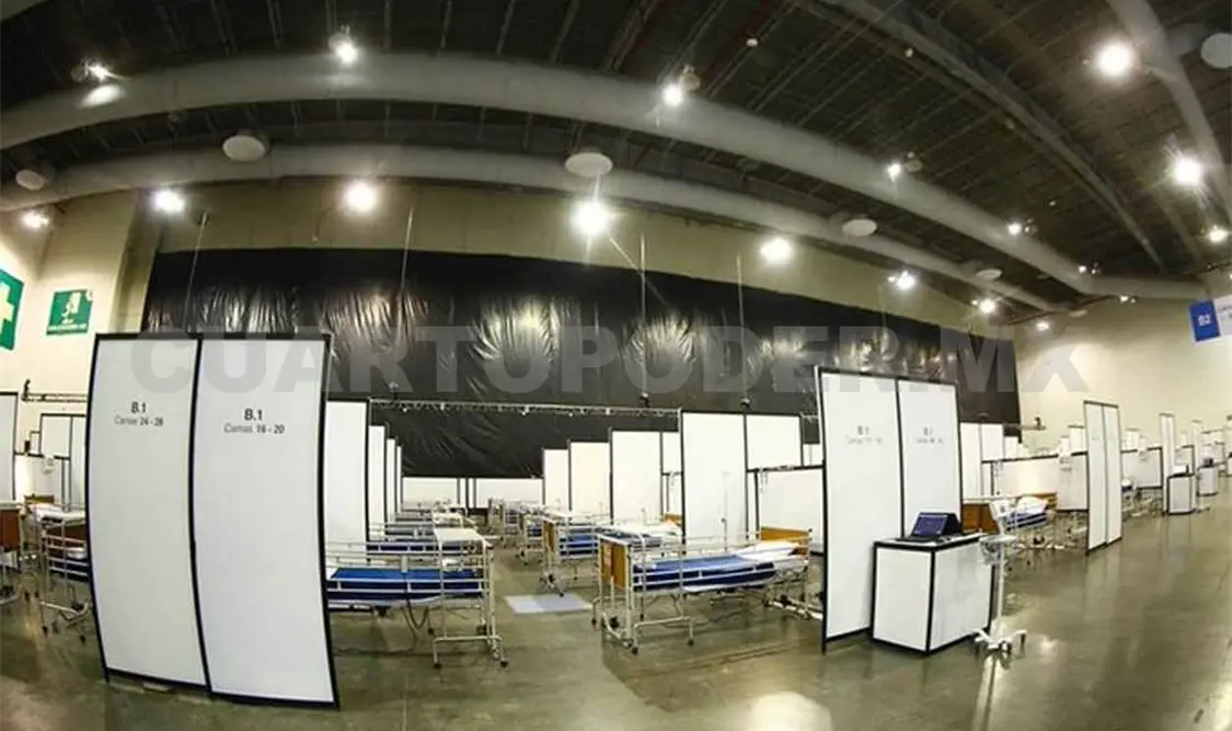 Construyen hospital en 21 días para Covid-19
