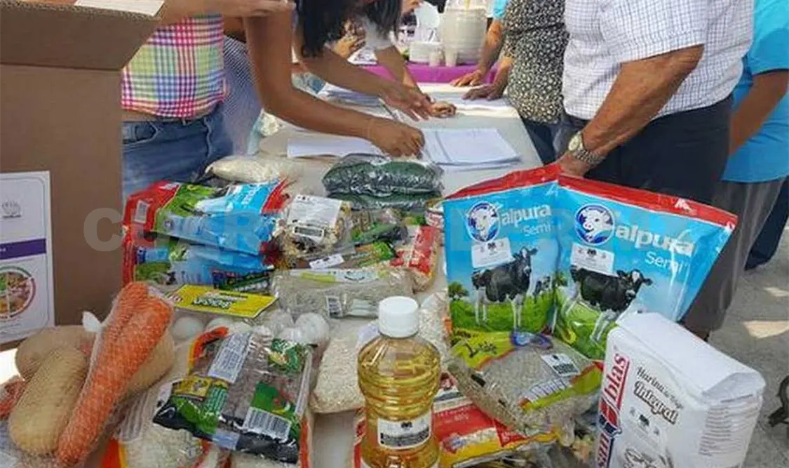 Desde que se implementó el programa de apoyos, las despensas fueron llevadas a una casa particular. CP