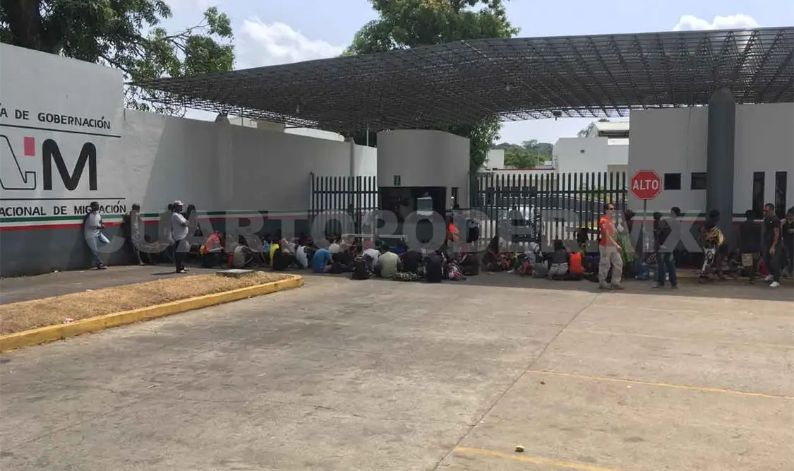 Instruyen salida inmediata de migrantes de estaciones