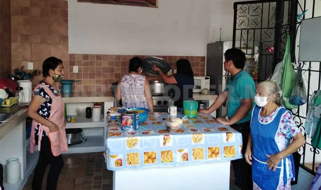 Comedor comunitario apoya a los más vulnerables