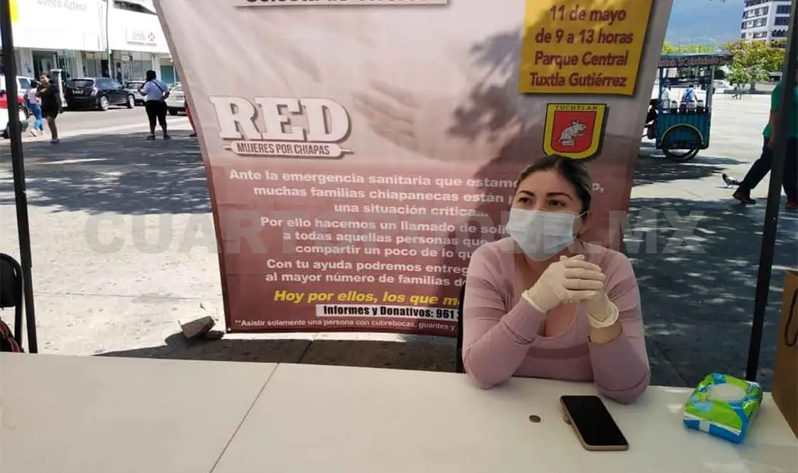Colectan despensas para apoyar a artesanos