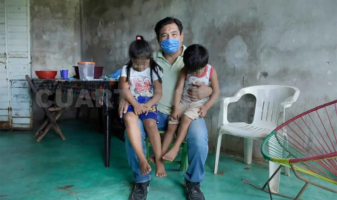 Padre enfermo pide apoyo para sus hijos