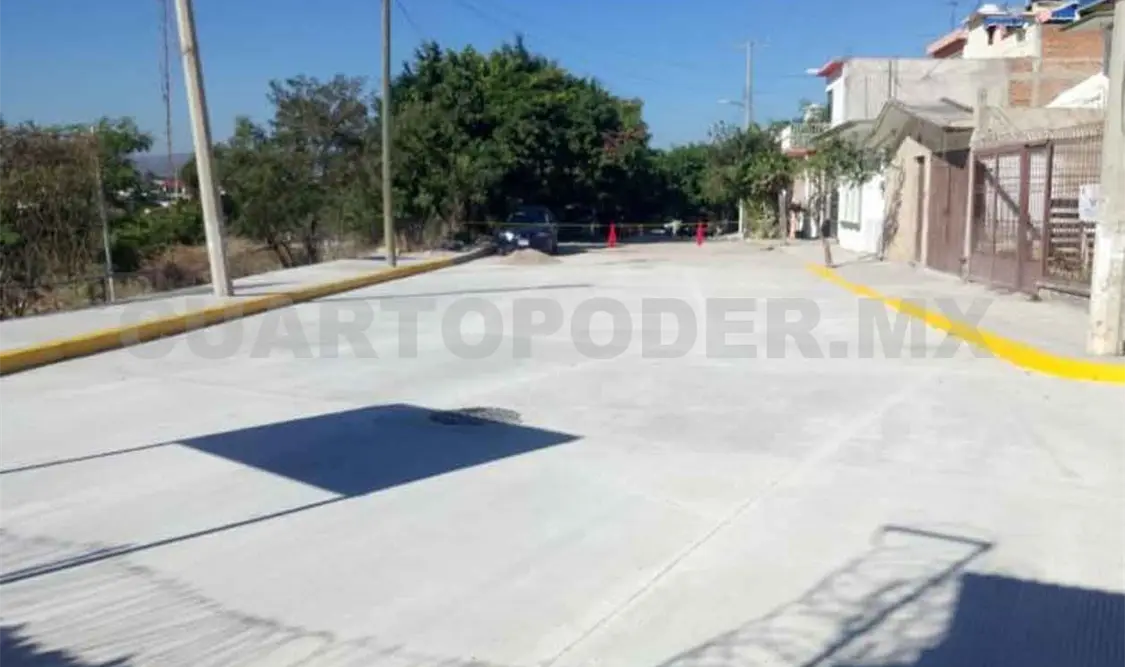 Pavimentan calles en Tuxtla Gutiérrez