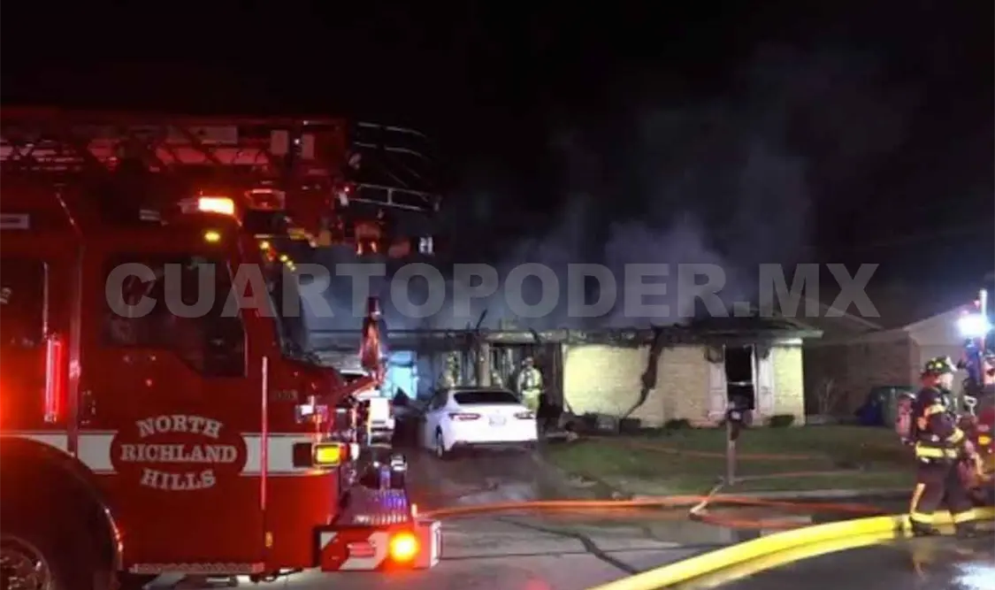 Voraz incendio arrasó con un domicilio