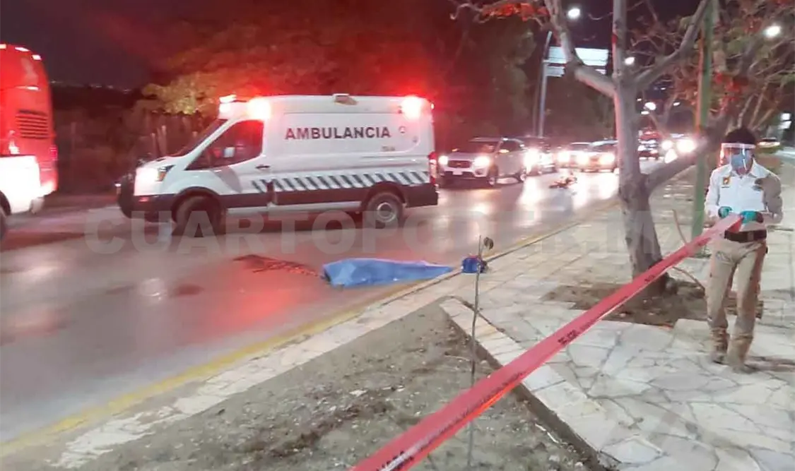 Abuelito murió arrollado sobre el libramiento sur