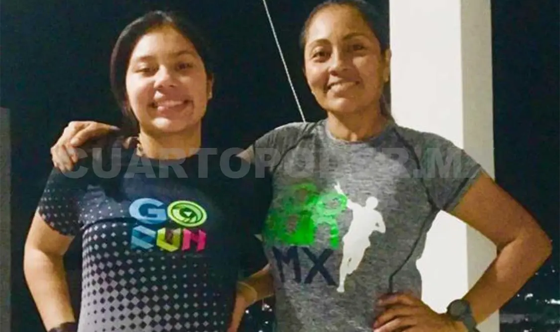 Su hija se ha convertido en la compañera ideal para las diversas sesiones de entrenamiento que realiza. Cortesía