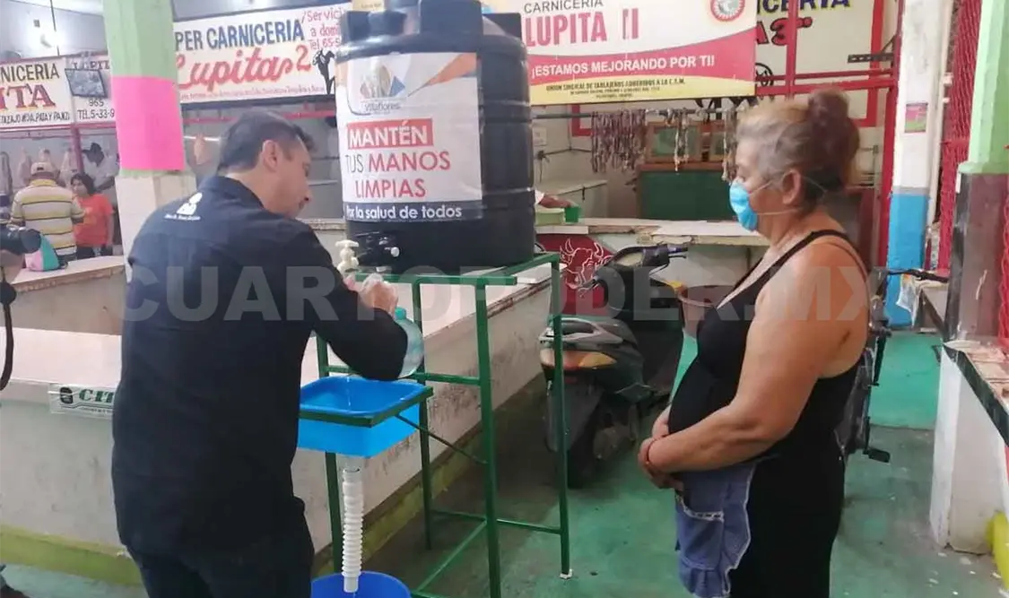 Inicia programa de Lavado de Manos en mercados