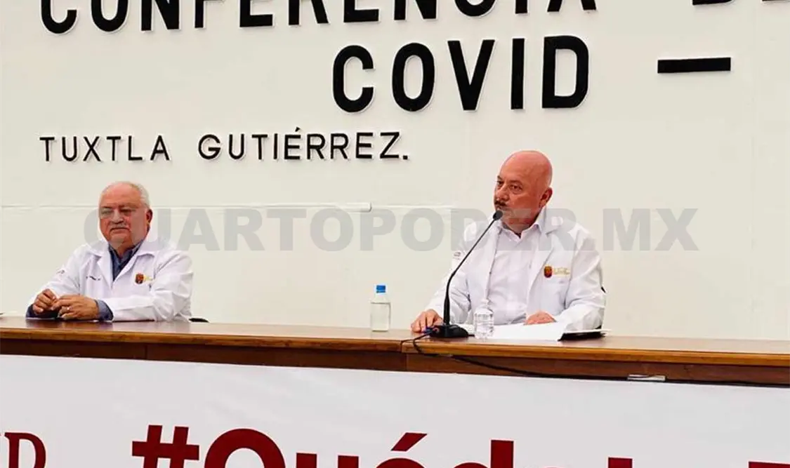 El funcionario reiteró que aplicarán nuevas medidas en la capital chiapaneca para contrarrestar los casos. Cortesía