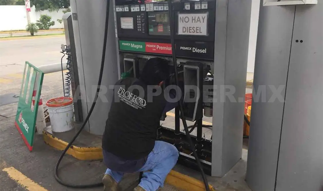 Encuentran irregularidades en 16 gasolineras de Chiapas