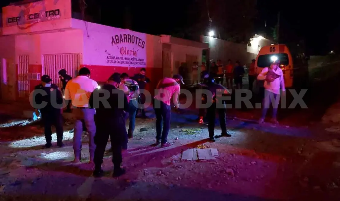 De seis disparos matan a sujeto en balacera