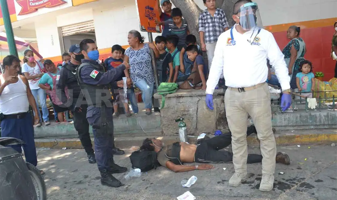 Acuchillan a adulto mayor en el centro de la ciudad