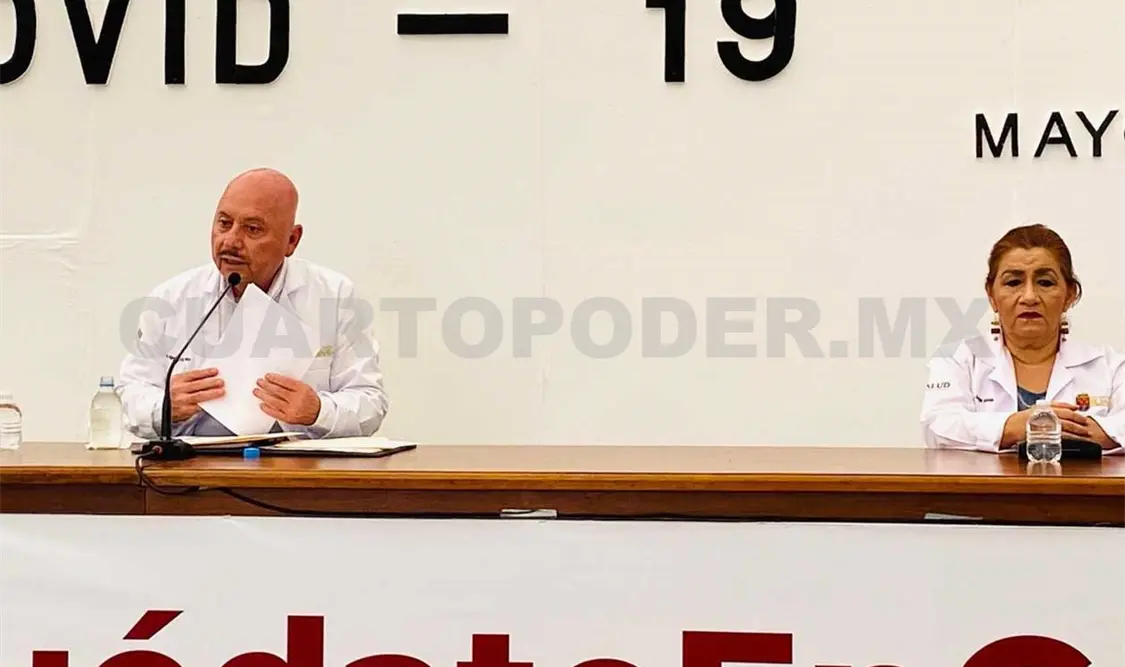 El secretario indicó que falta una semana más de alto contagio, por ello es importante seguir cuidándose. Cortesía