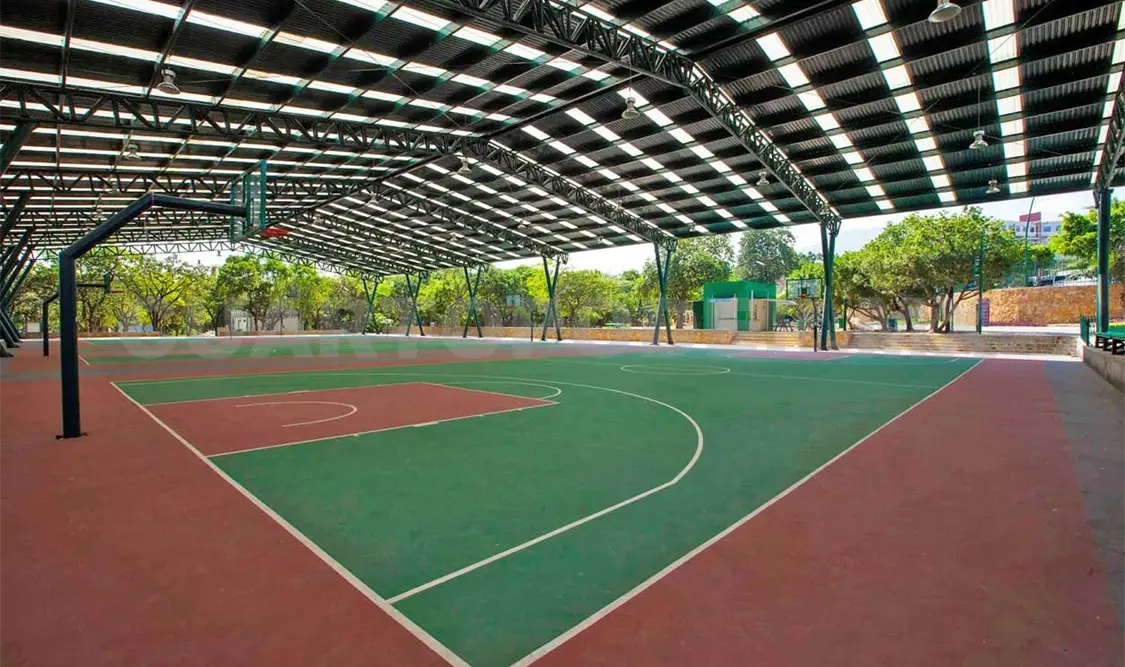 Las canchas de Caña Hueca esperan a sus deportistas, quienes están ansiosos por volver. Cortesía
