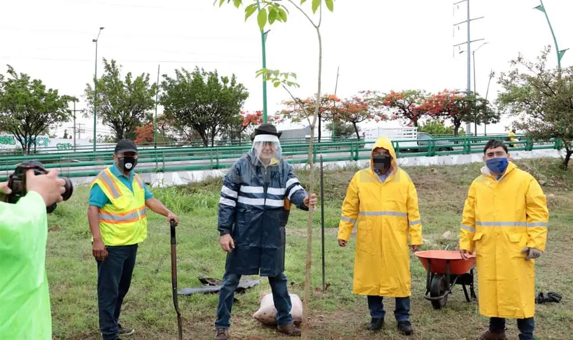 Encabeza Carlos Morales campaña de reforestación