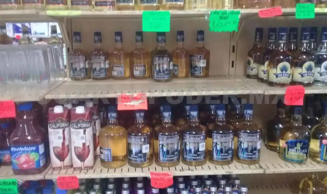 Realizan operativo contra venta de alcohol adulterado