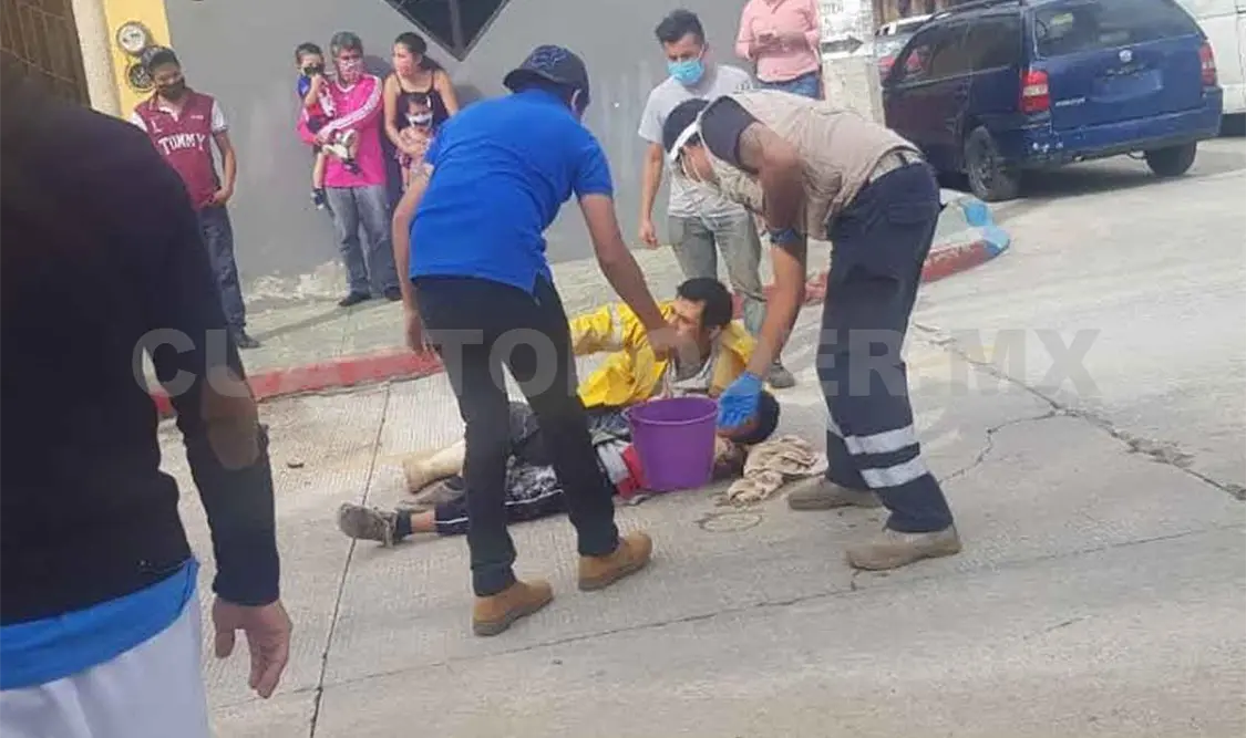 Niño queda herido en accidente de tránsito
