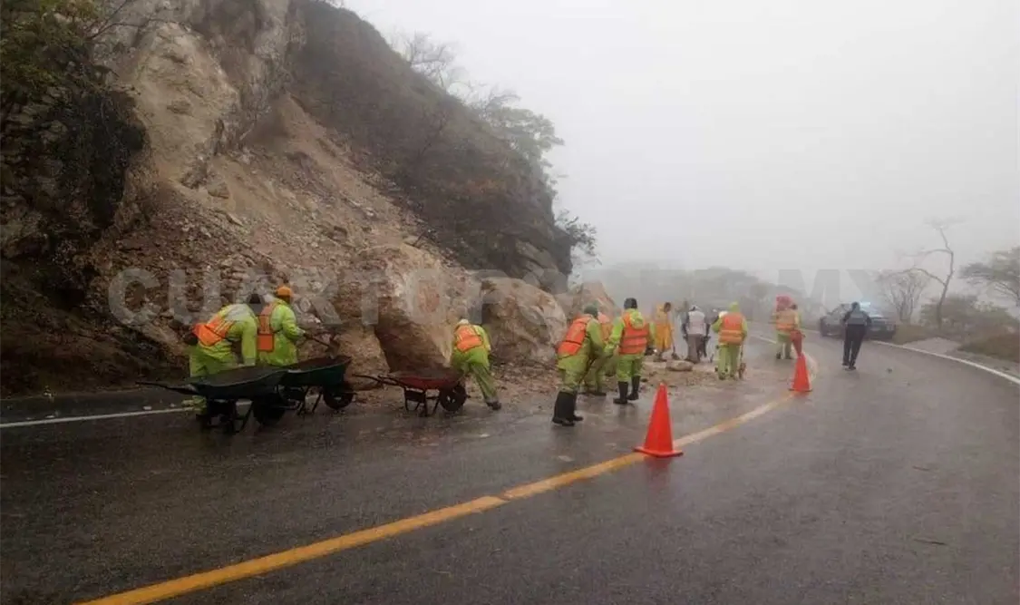 Autoridades pidieron extremar precauciones en las carreteras. Cortesía