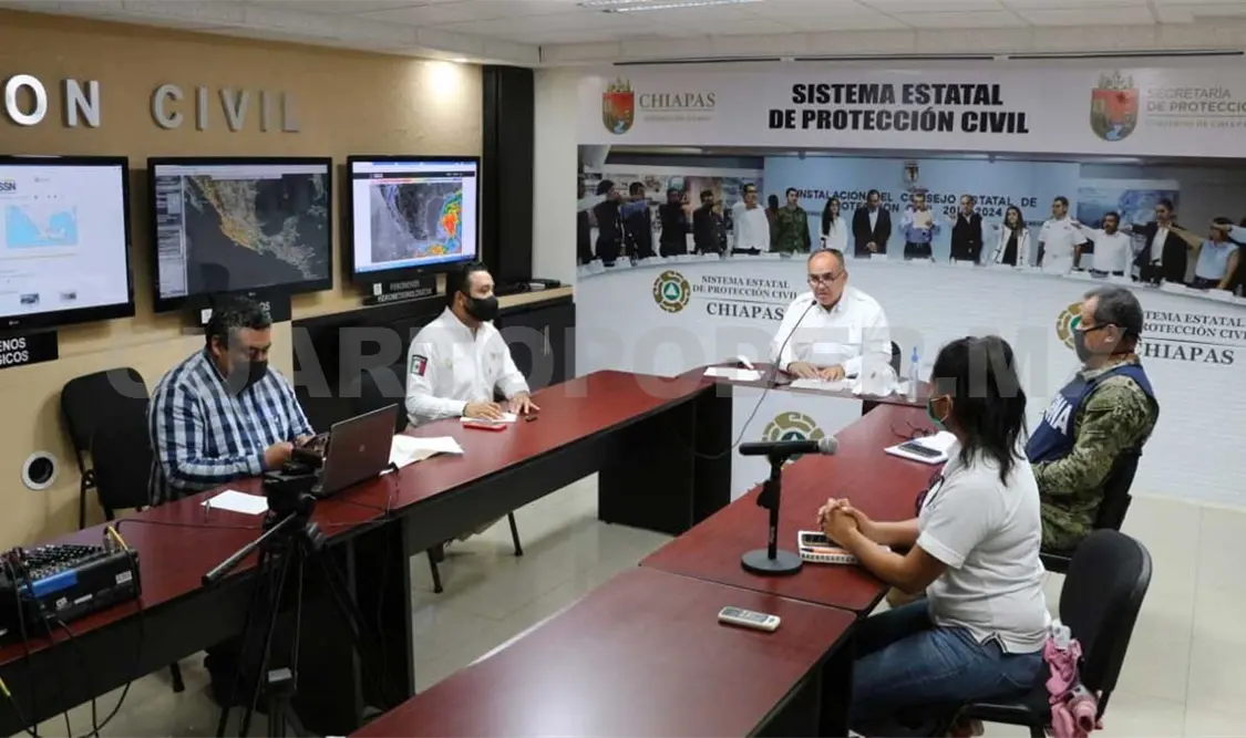 A la fecha se ha emitido declaratoria de emergencia para 11 municipios de Chiapas, informaron autoridades de Protección Civil. CP