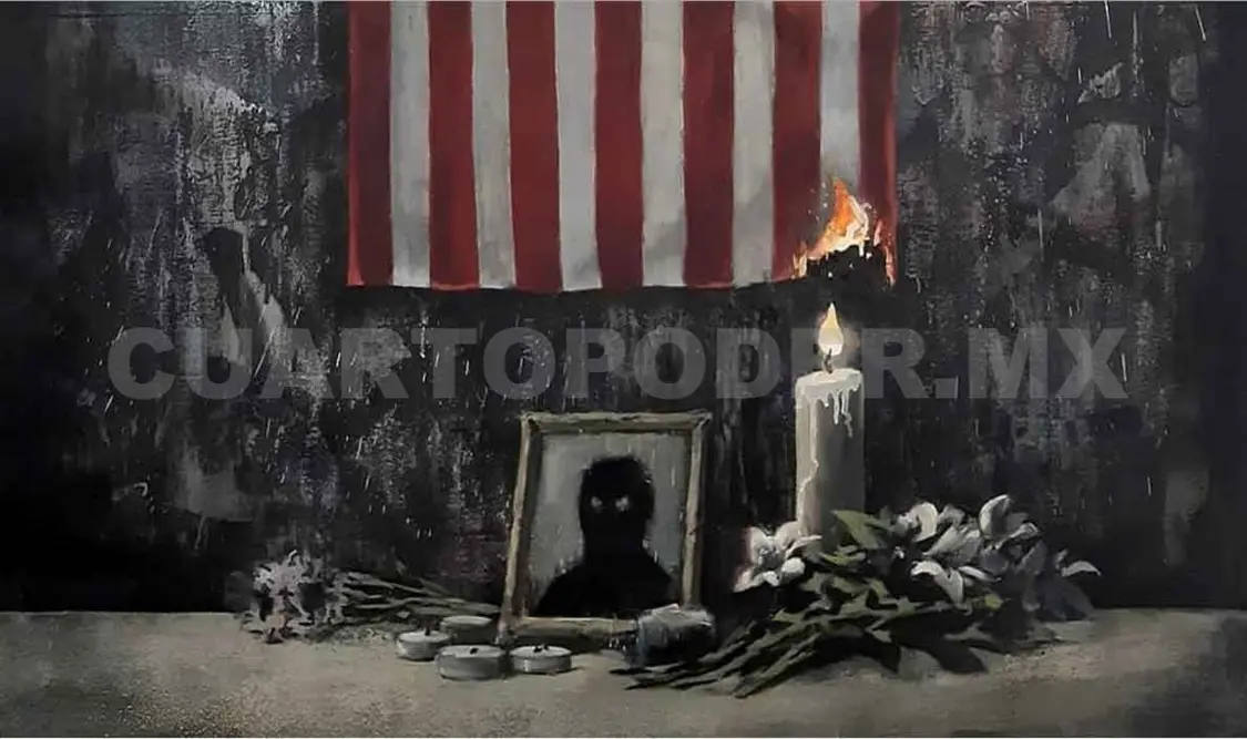 Banksy se inspira en muerte de George Floyd