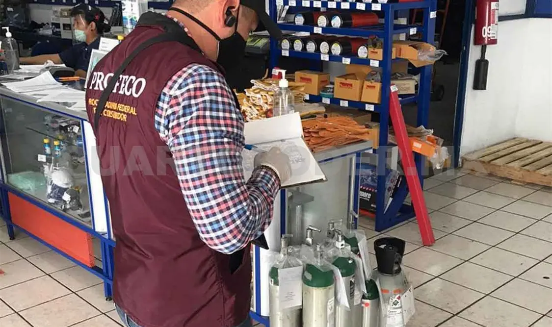 Suspenden a proveedor de tanques de oxígeno