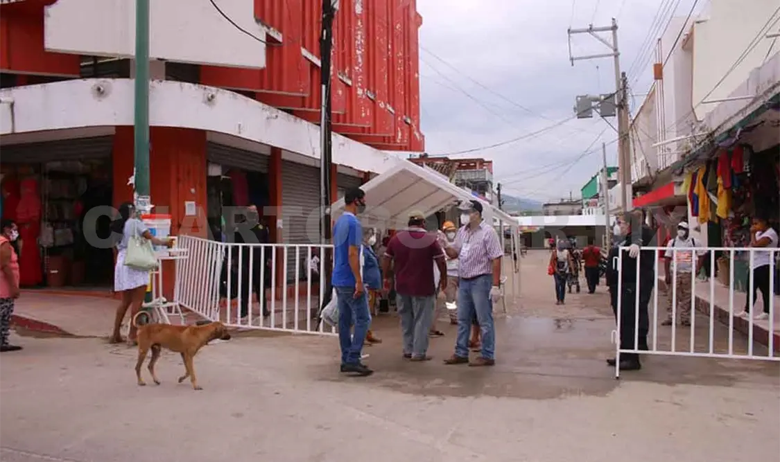 Se instalan filtros sanitarios permanentes en Tonalá