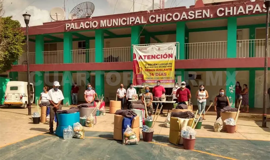 Mantienen entrega de ayuda a municipios afectados