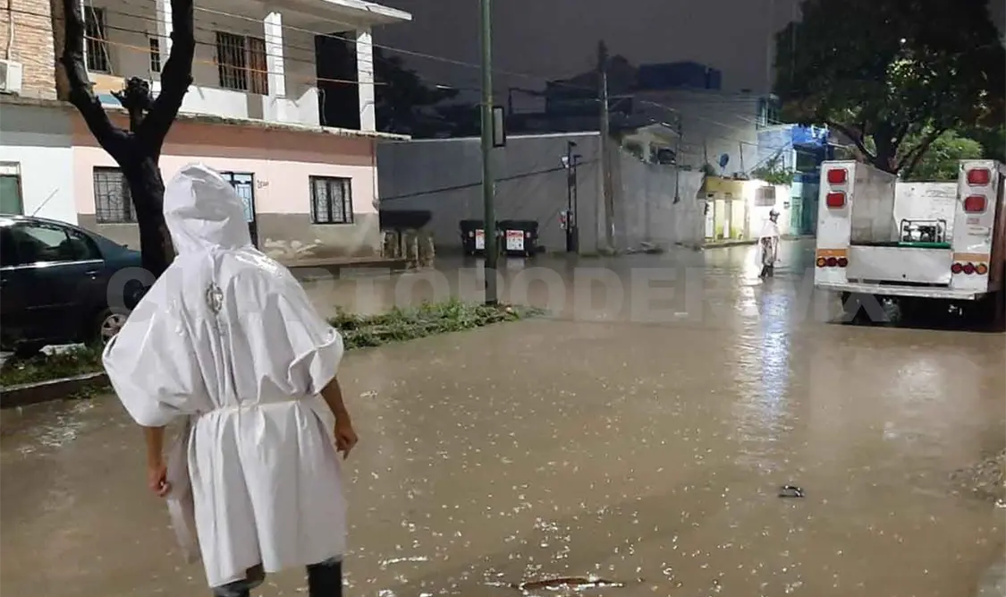 Saldo blanco por lluvias en la capital