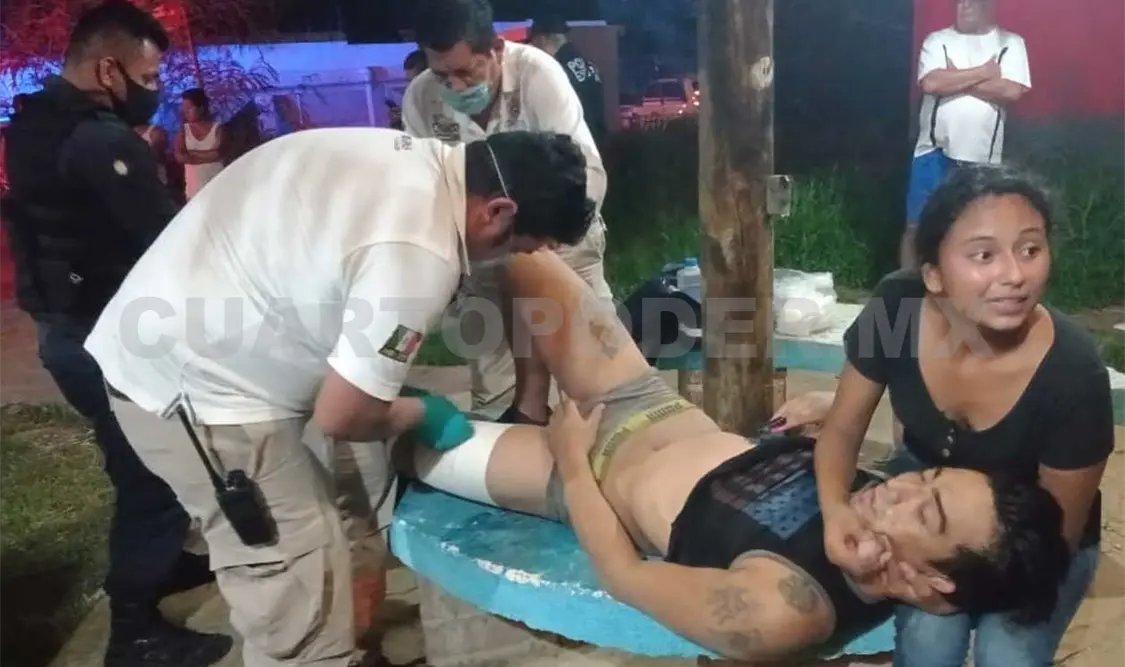 Tras una acalorada discusión, la víctima resultó con un balazo en la pierna izquierda. Ulises López / CP