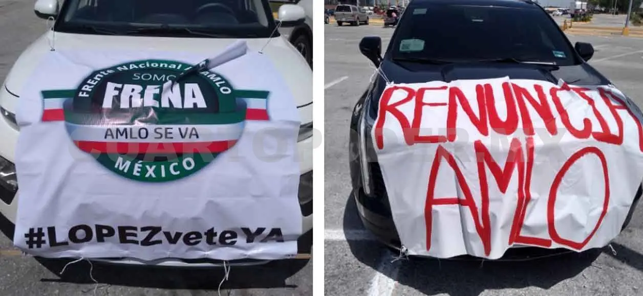 Protestan para exigir la renuncia del presidente