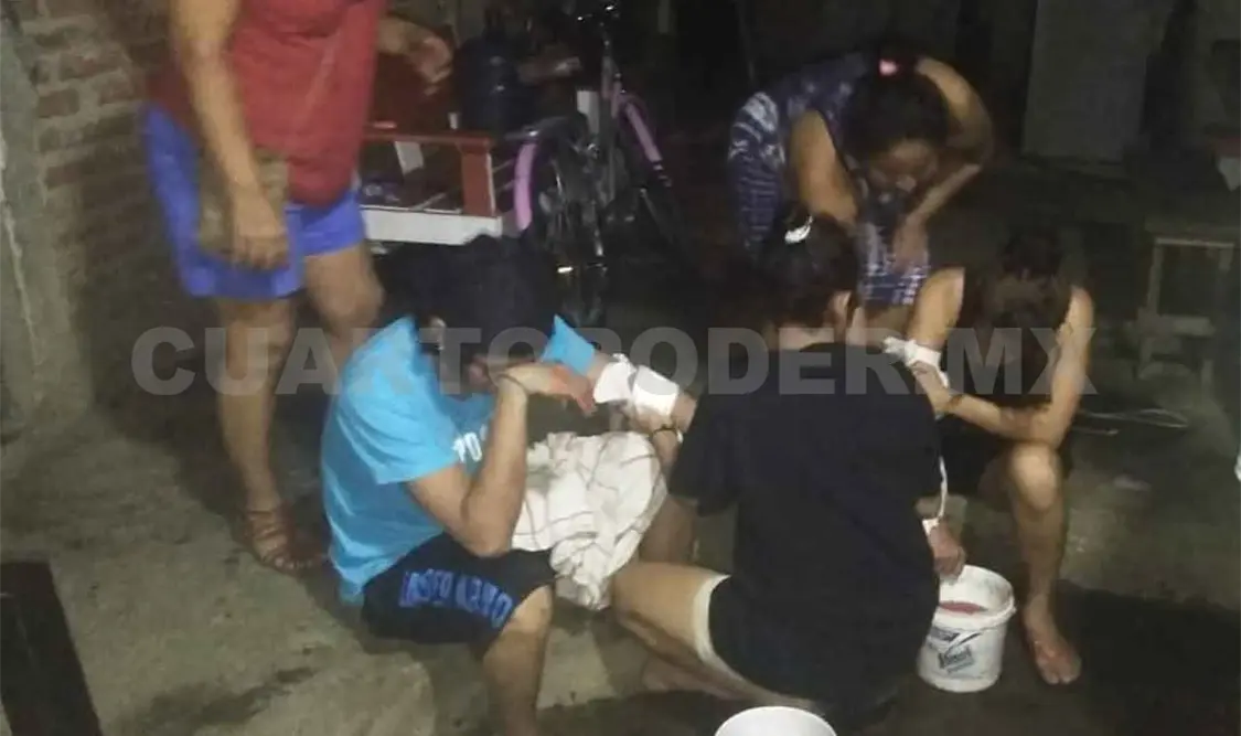 Riña deja tres heridos a machetazos