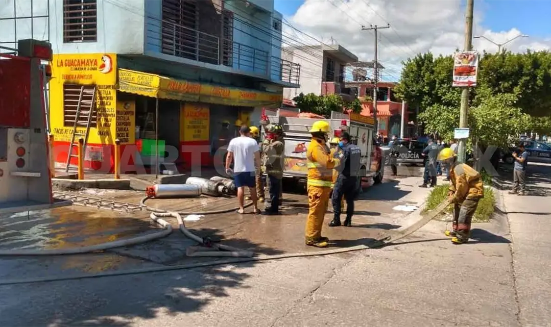 Explosión se salda con tres lesionados
