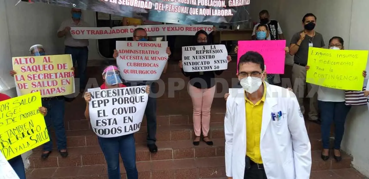 Trabajadores denuncian falta de insumos y equipo