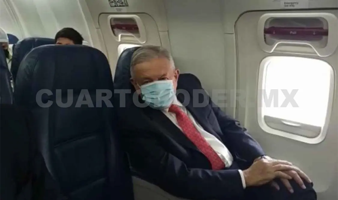 AMLO arriba a EU para visita oficial