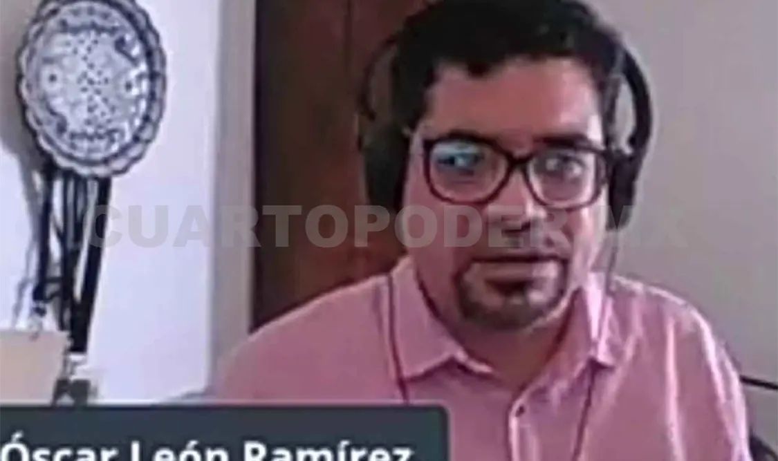 Óscar León y Hugo Montaño, trabajadores del Coneculta. Cortesía