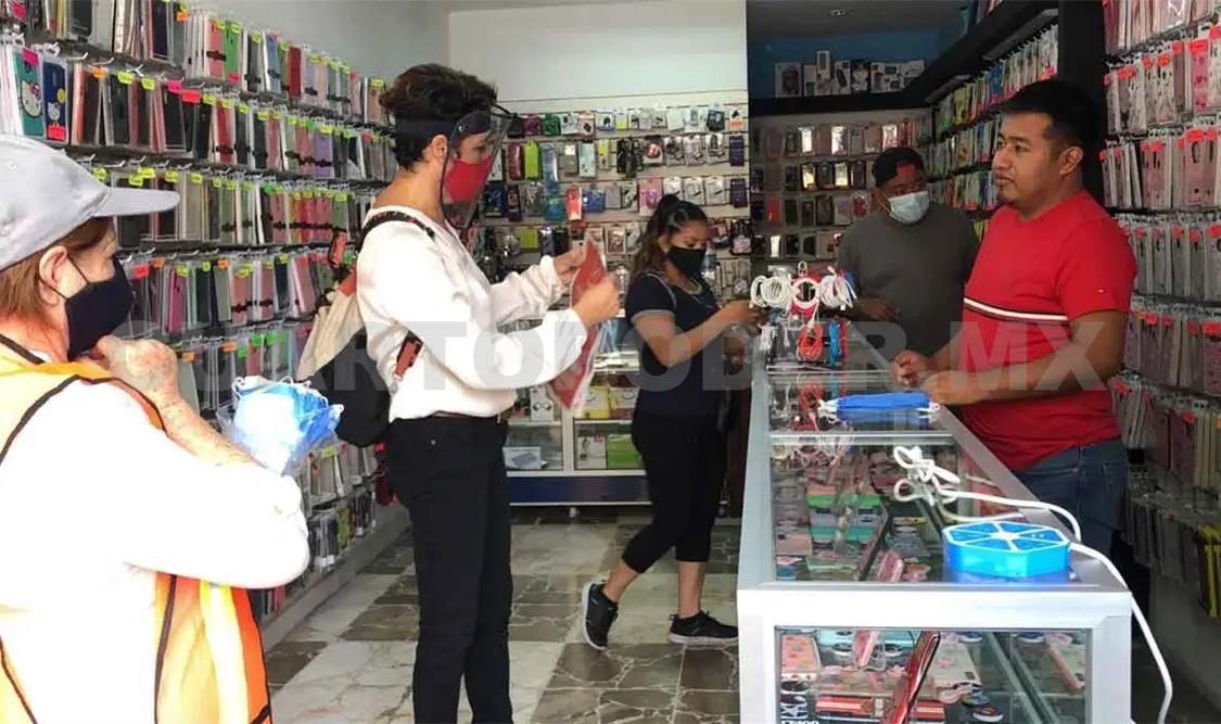 Comercios deben cumplir medidas sanitarias