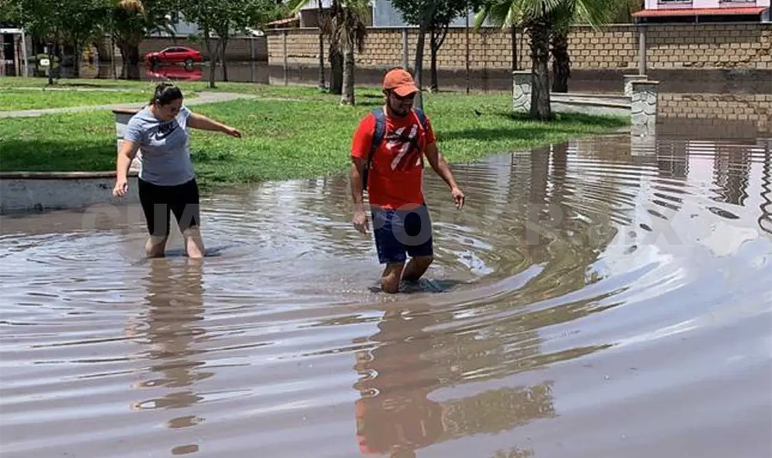 Las lluvias han evidenciado el riesgo en que se encuentran los habitantes de Yeguiste y otras colonias. Cortesía