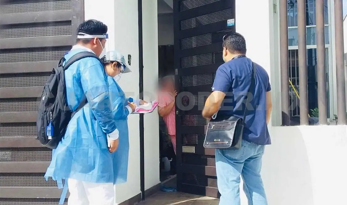 Autoridades continúan realizando brigadas en municipios para la búsqueda intencionada de casos. Cortesía