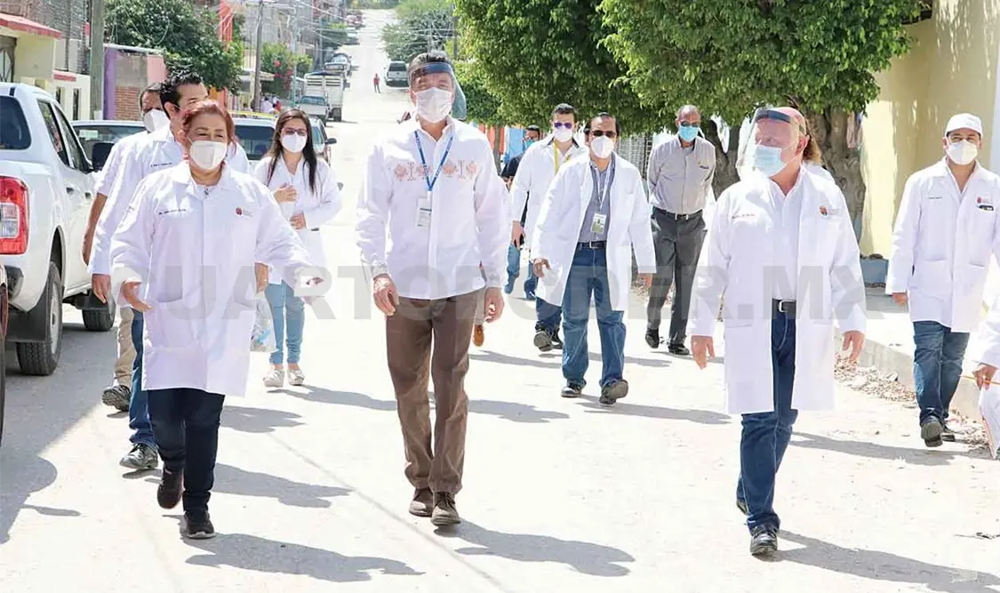 Acompaña REC a brigadas en recorrido casa por casa