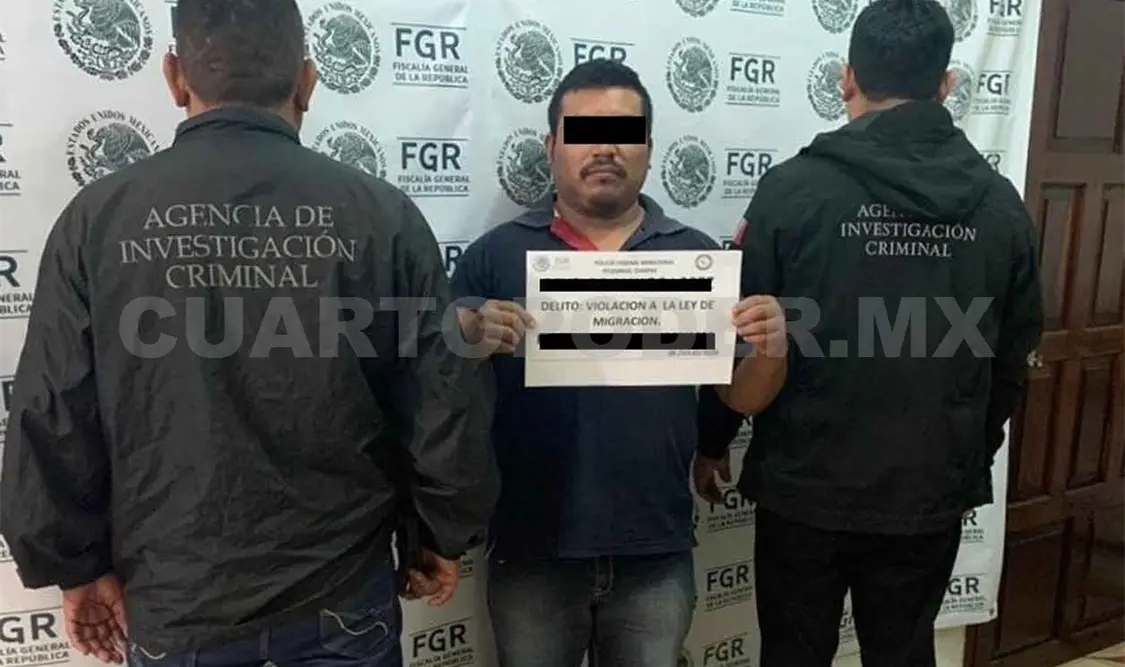 FGR rescata a 30 migrantes que iban en dos vehículos