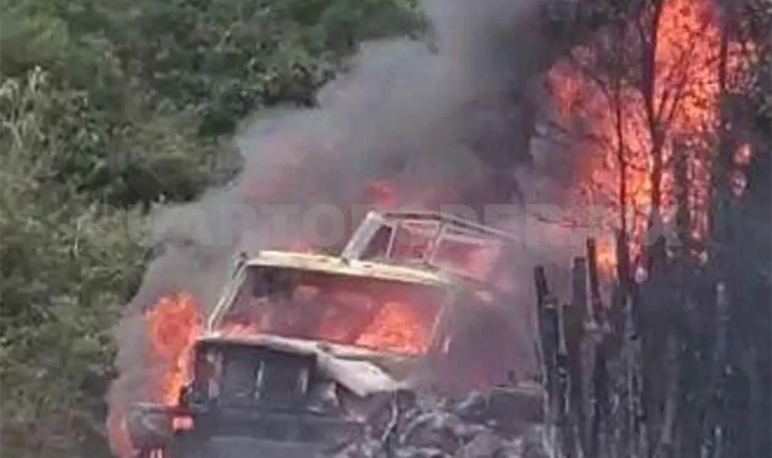 Se incendia camión con 12 mil 800 litros de gasolina
