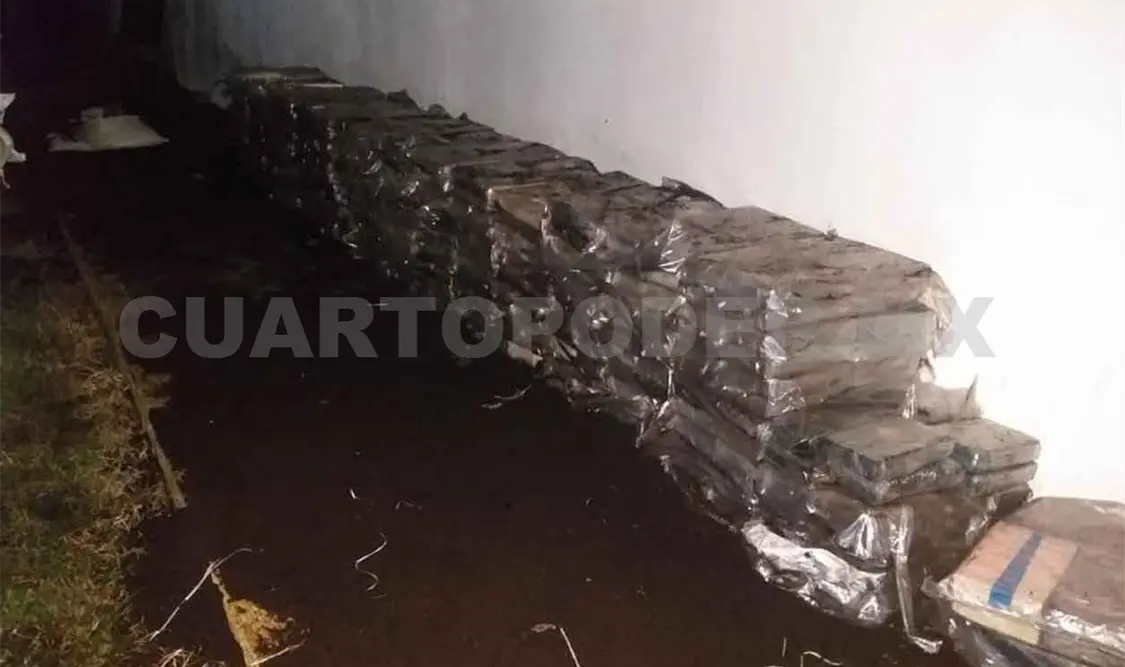 Aseguran 767 kilos de cocaína en Villa Comaltitlán