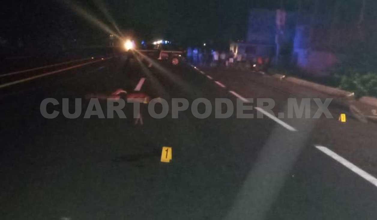 El accidente ocurrió la noche del viernes sobre el tramo carretero Tapachula-Puerto Madero, a la altura del fraccionamiento Guadalupe. Víctor Sánchez / CP