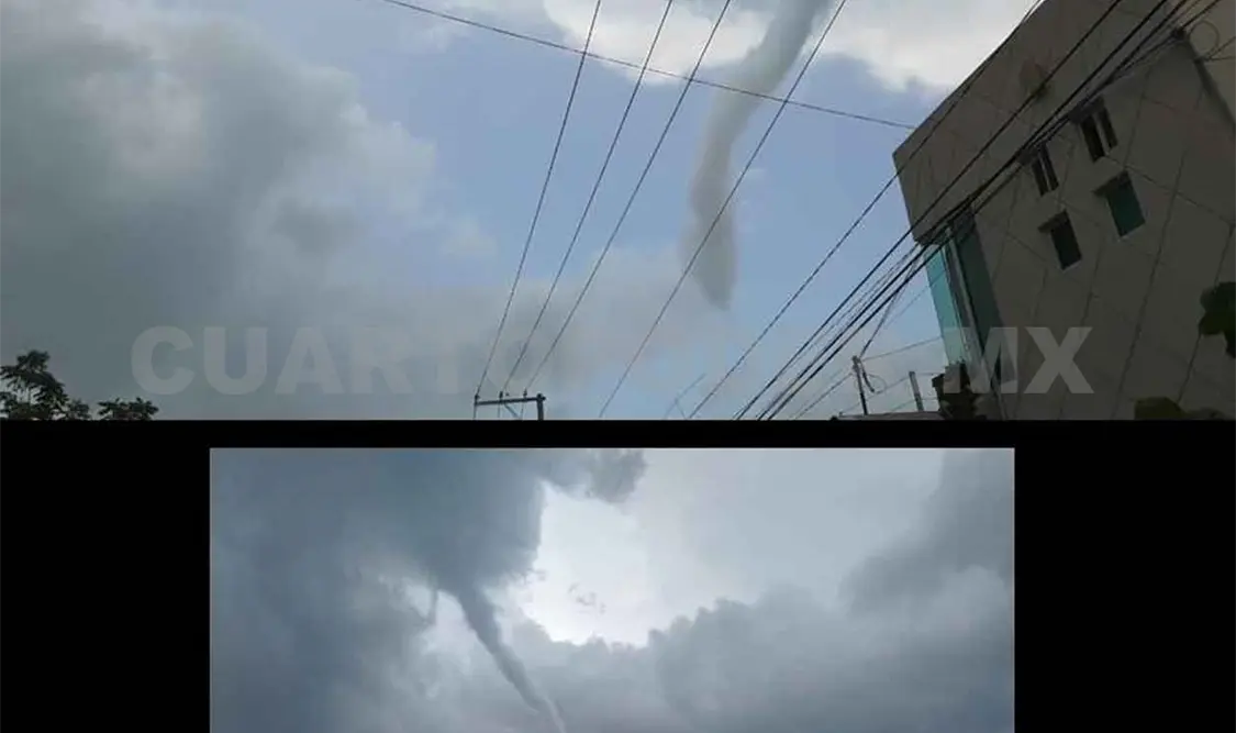 Confirman tornado en la tormenta del 15 de julio