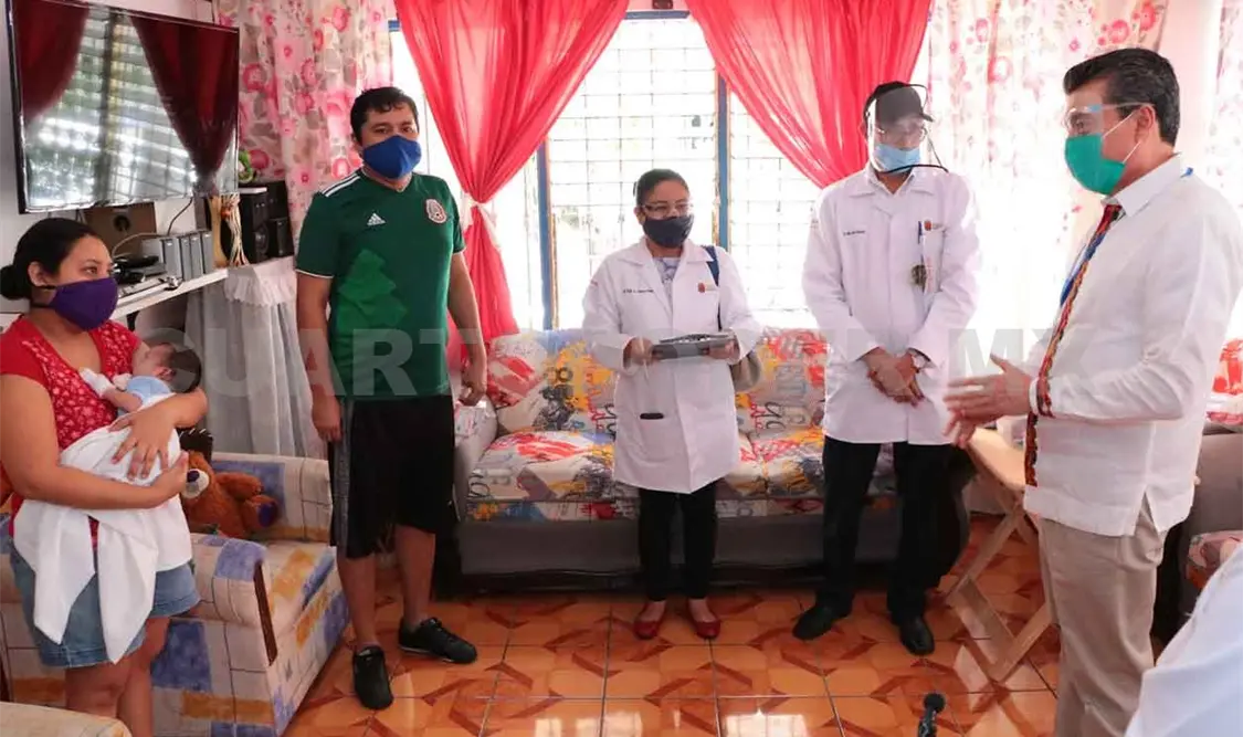 REC atestigua trabajo de especialistas casa por casa