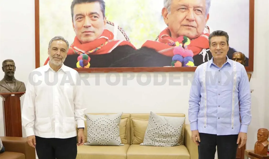 Se reúne Rutilio con dirigente de Morena