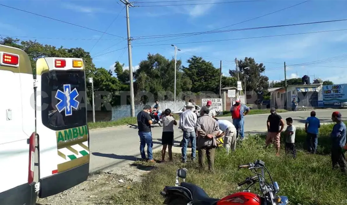 Ciclista de la tercera edad fue arrollado