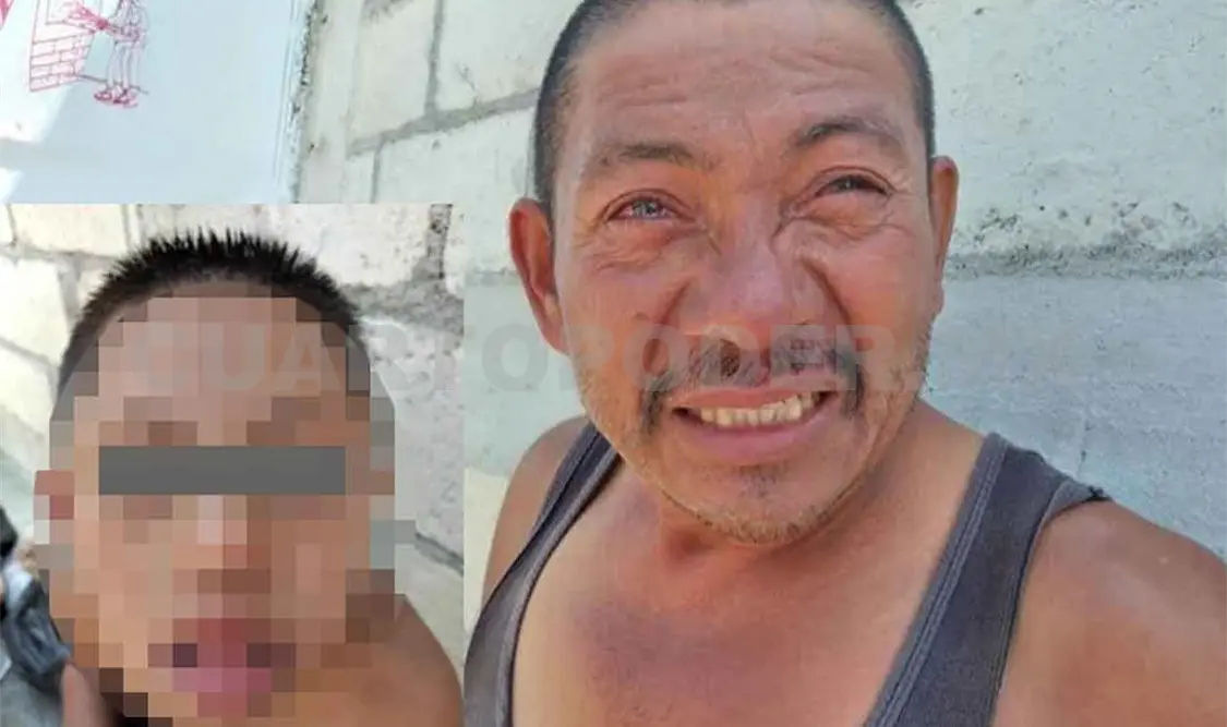 Oficiales rocían con gas pimienta a niño y adulto